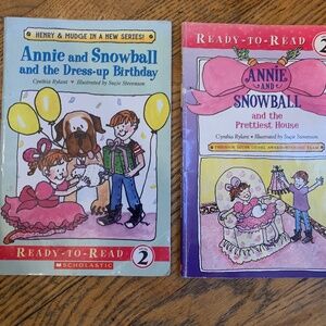 Level 2 Reader Annie and Snowball books